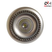 هالوژن آلومینیومی اس اچ لایتینگ مدل نگین دار نقره ای کد 02 (SH.LIGHTING)