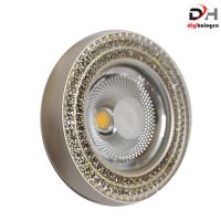 هالوژن آلومینیومی اس اچ لایتینگ مدل نگین دار سفید کد 9898 (SH.LIGHTING)