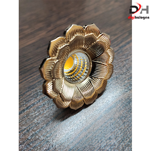 هالوژن پارکتی اس اچ لایتینگ طرح گل طلایی کد 203 (SH.LIGHTING)
