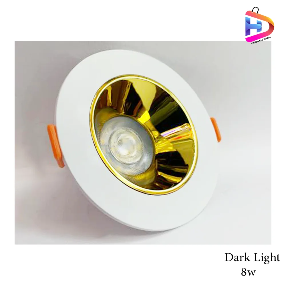 پنل توکار 8 وات فرنام مدل سفید طلایی