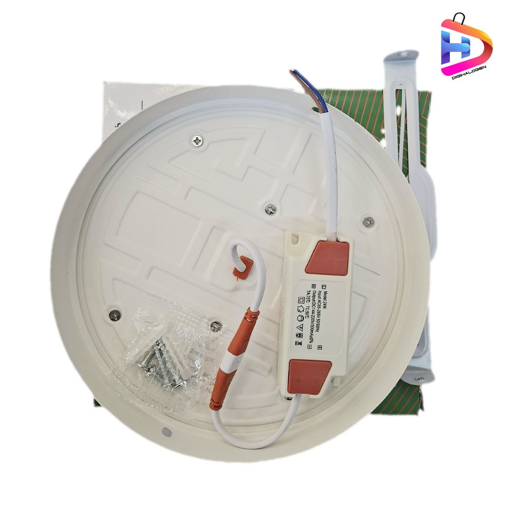 پنل سقفی فول لایت گرد مهتابی روکار 24 وات شارولایت در دیجی هالوژن