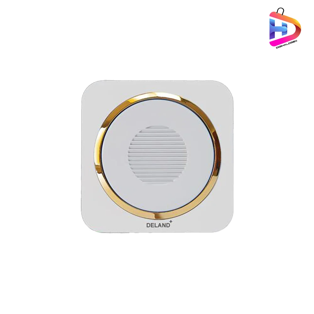 زنگ اخبار دلند مدل آدا سفید زه طلایی